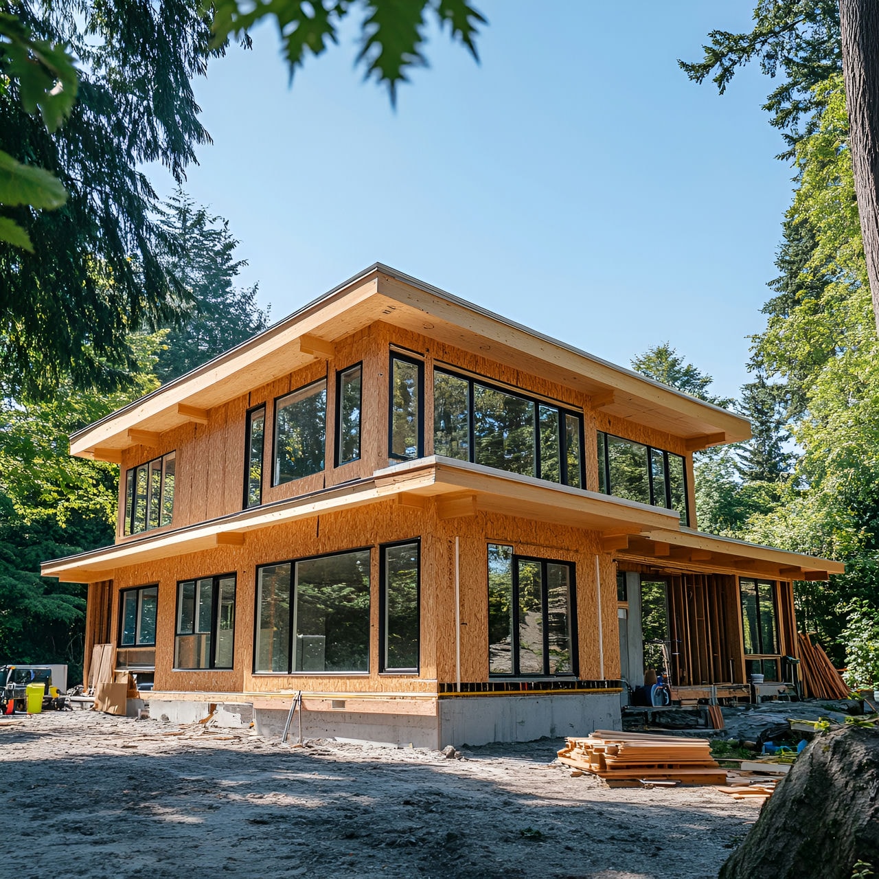 16. Panelized wood framing construction