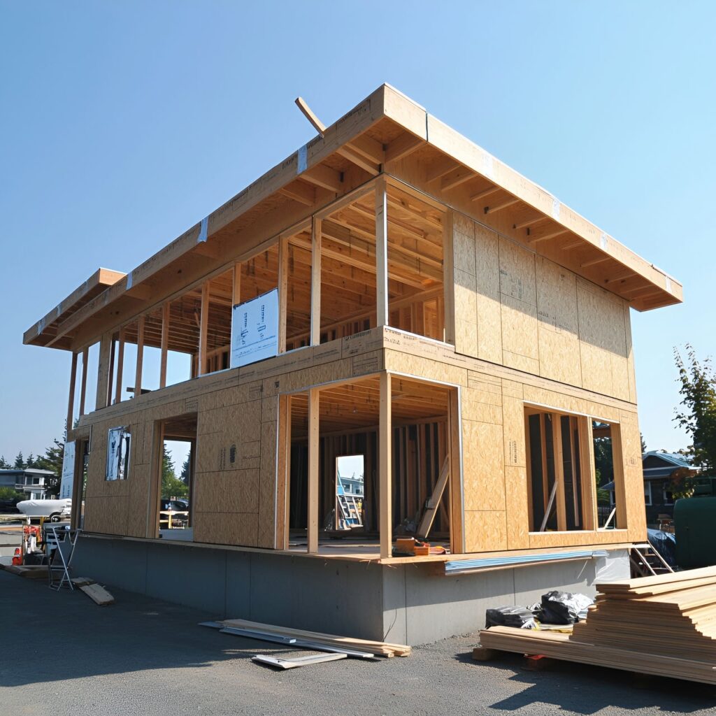 16. Panelized wood framing construction