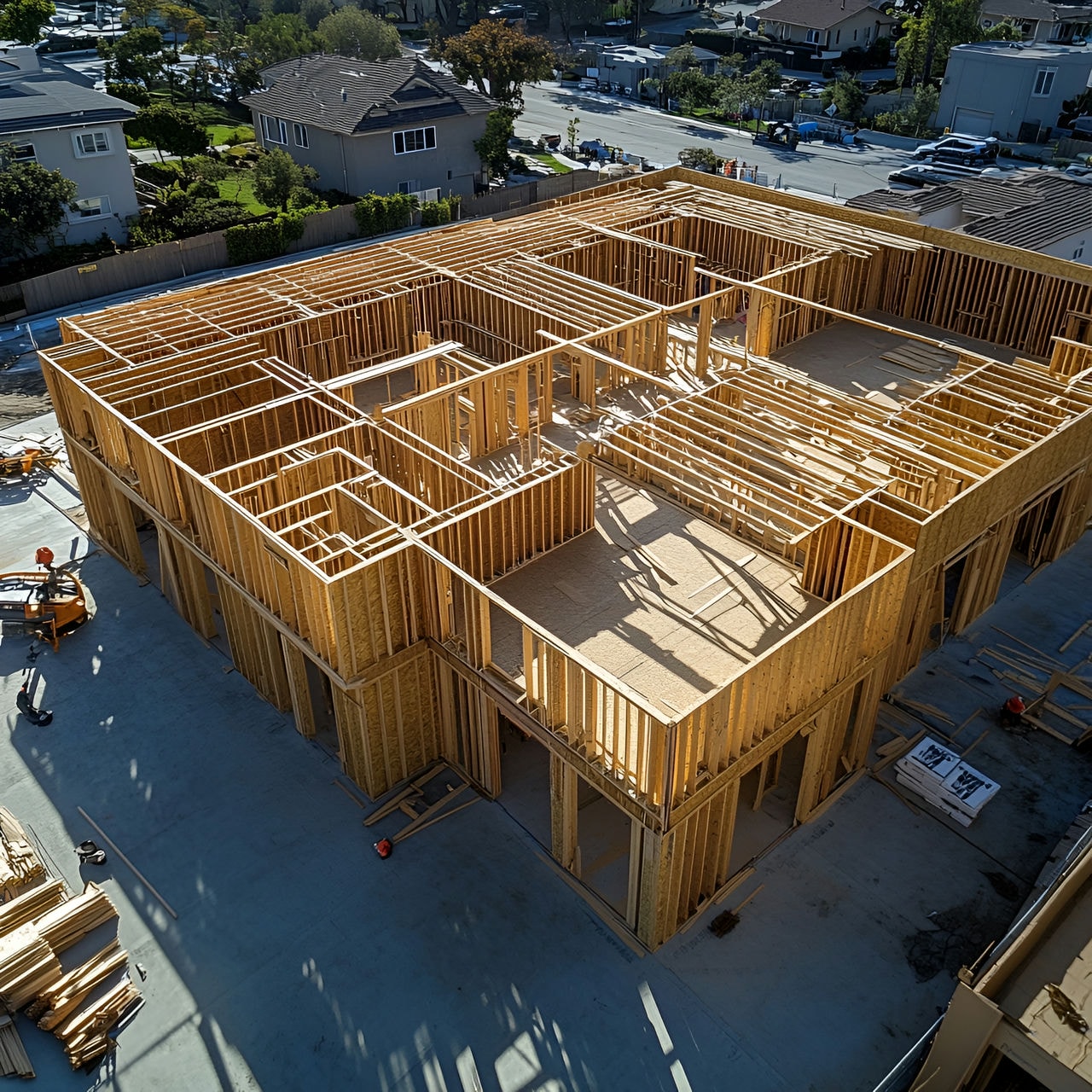 16. Panelized wood framing construction