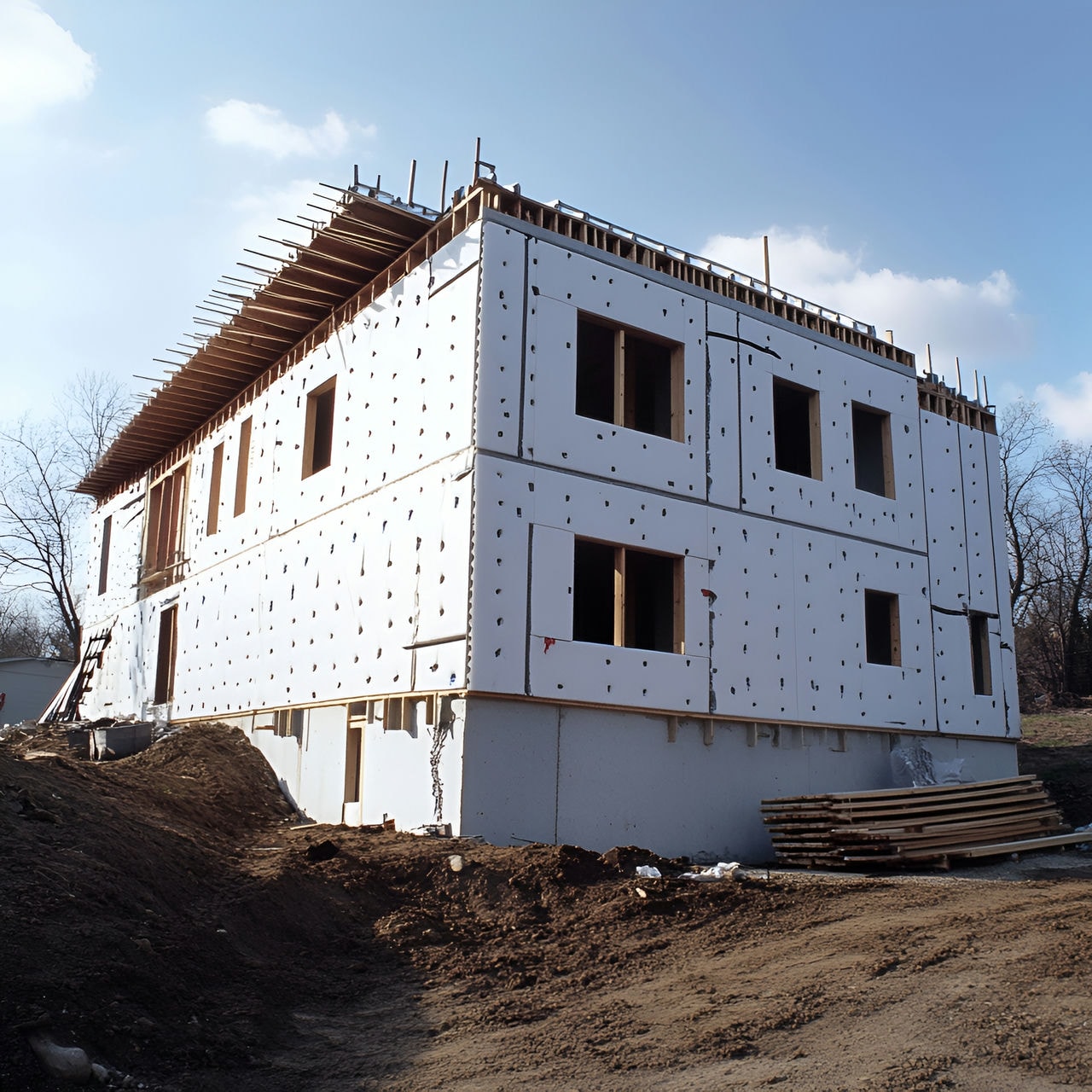 18. Insulated concrete form (icf) construction