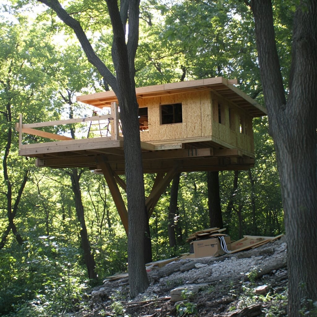 21. Treehouse construction