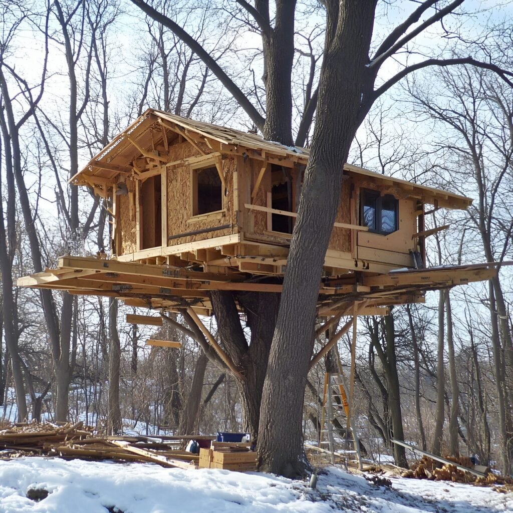 21. Treehouse construction