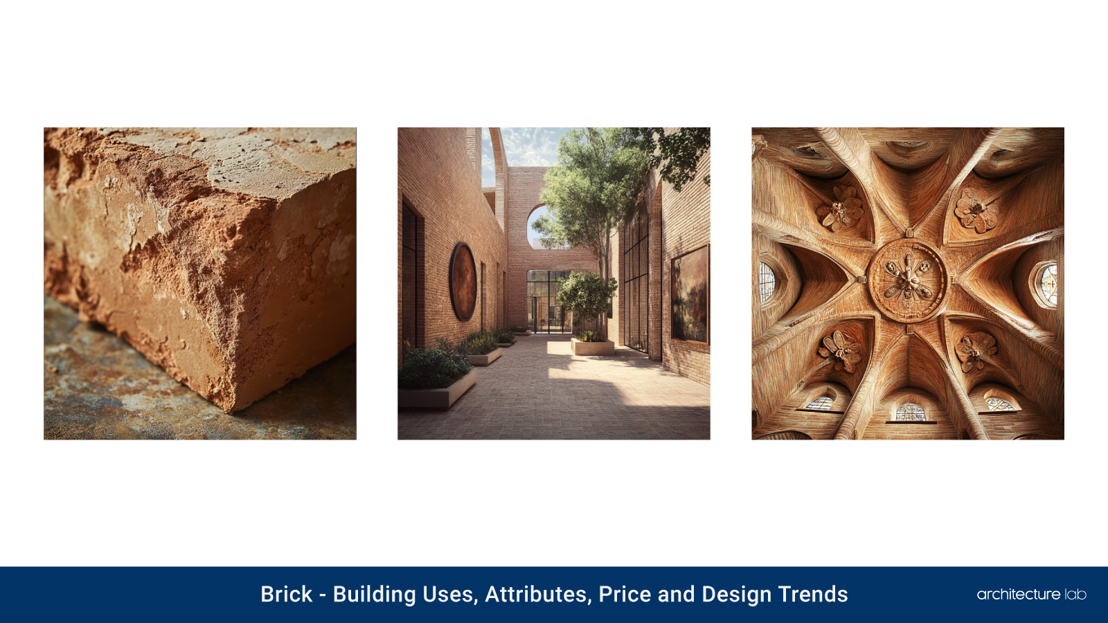 Brick: building uses, attributes, price and design trends