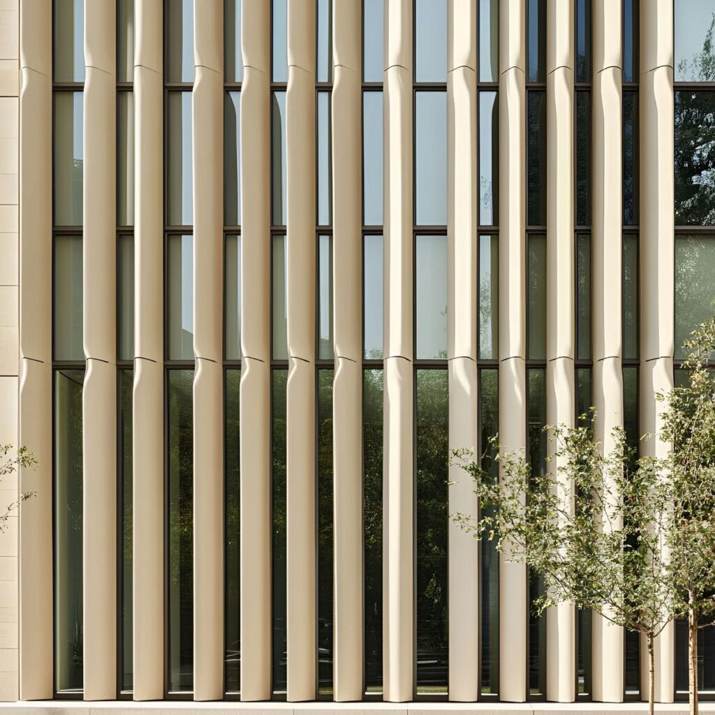 Ceramic brise soleil system 1