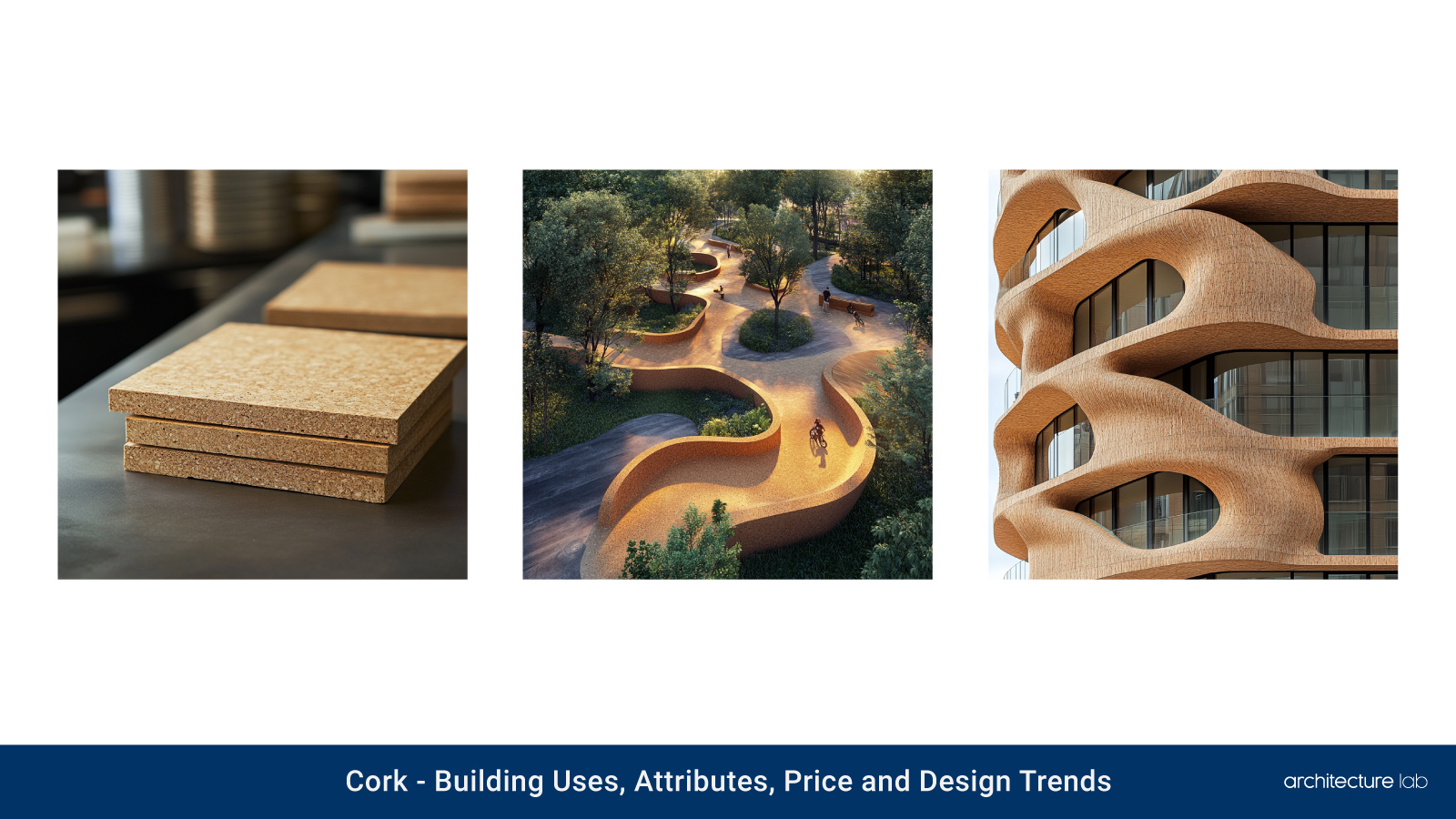 Cork: building uses, attributes, price and design trends