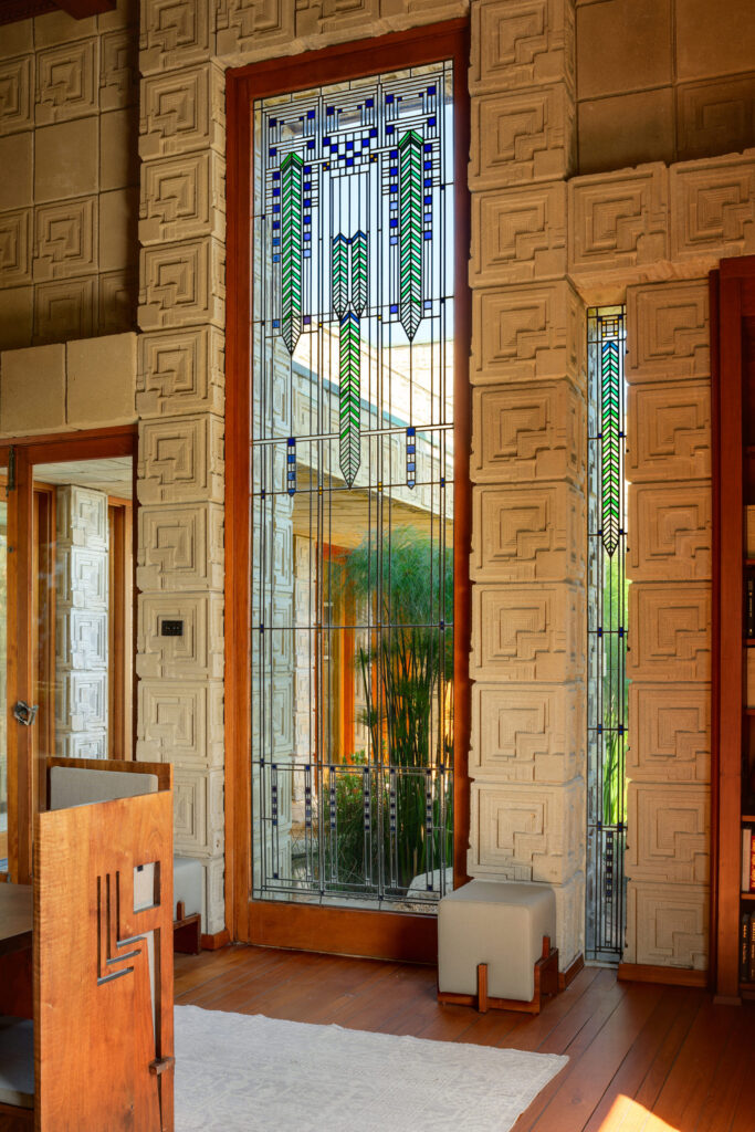 Ennis house window detail photoby ©alexander vertikoff vertikoff archive 5