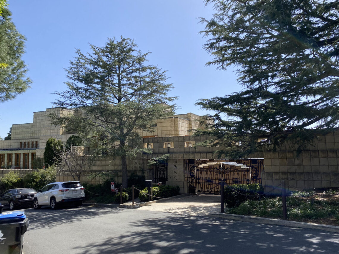 Ennis house gate copyright rachel presser