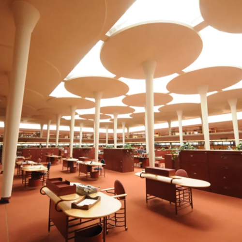 Frank Lloyd Wright's Architectural Feat: Supporting 60 Tons on A Lily Pad Columns at SC Johnson Headquarters