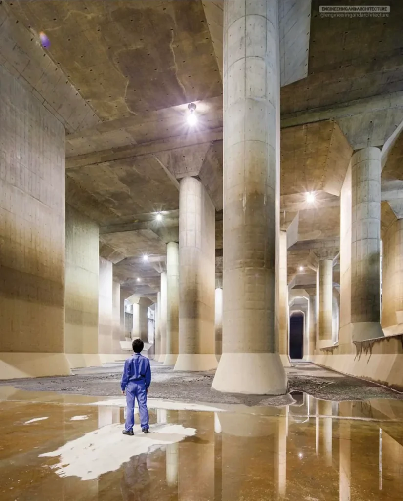 How Tokyo Built Worlds Largest Underground Water Tank for Flood Protection