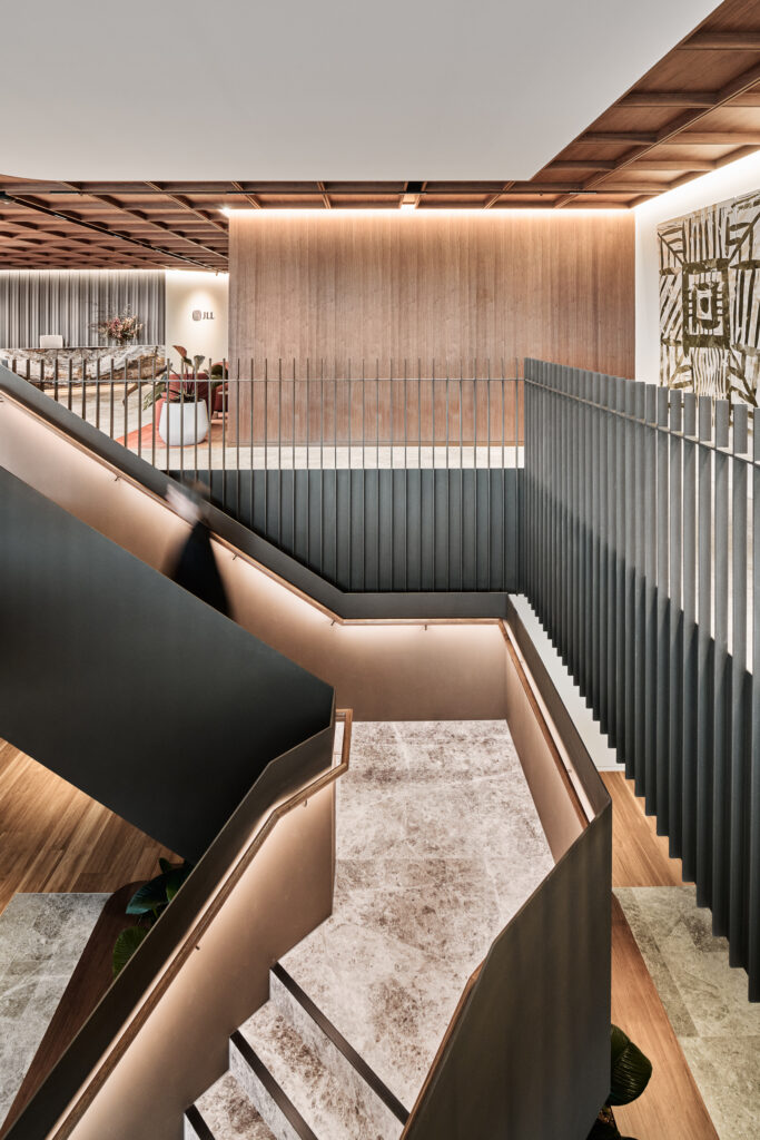 Jll’s new melbourne office honors the city’s textile heritage