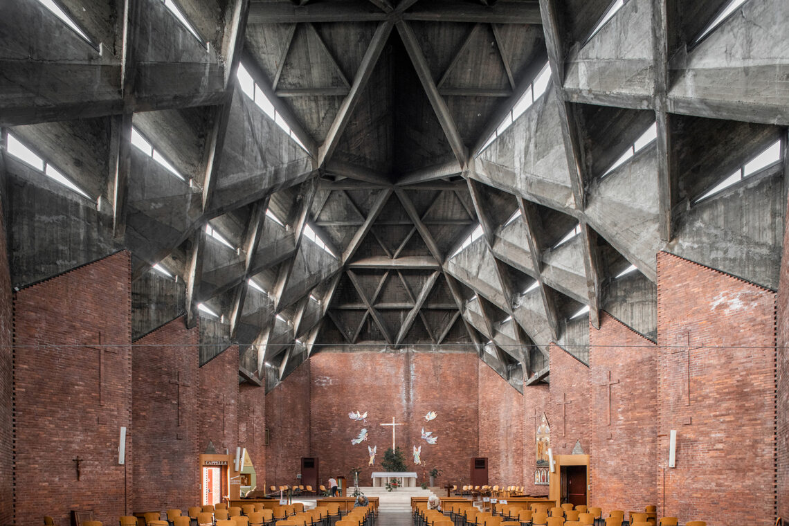 Jesus the redeemer church, turin nicola mosso, leonardo mosso, livio norzi, 1954-1957 © stefano perego.