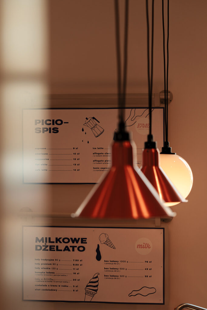 Milk lodowe bistro in łódź / hanna pietras architects