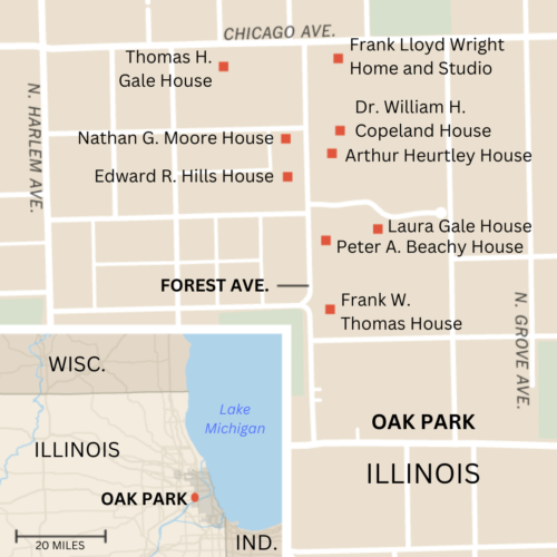 Exploring frank lloyd wright's architectural legacy in oak park, illinois