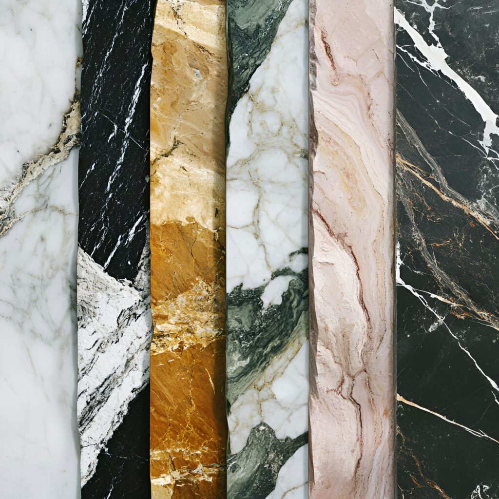 Marble: building uses, attributes, price and design trends