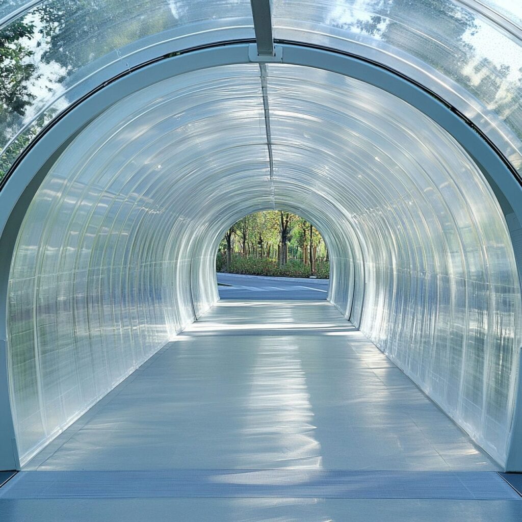 Polycarbonate: building uses, attributes, price and design trends