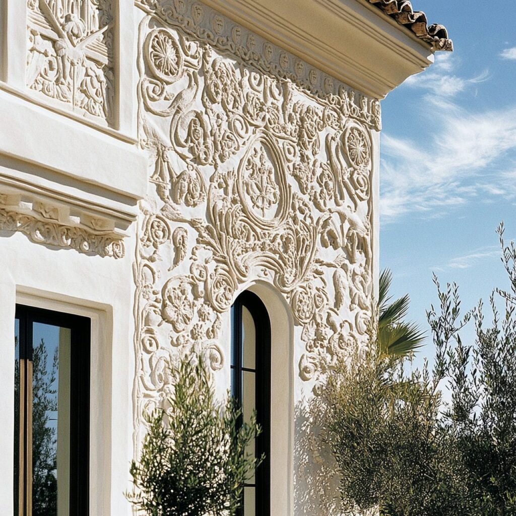 Plaster: building uses, attributes, price and design trends