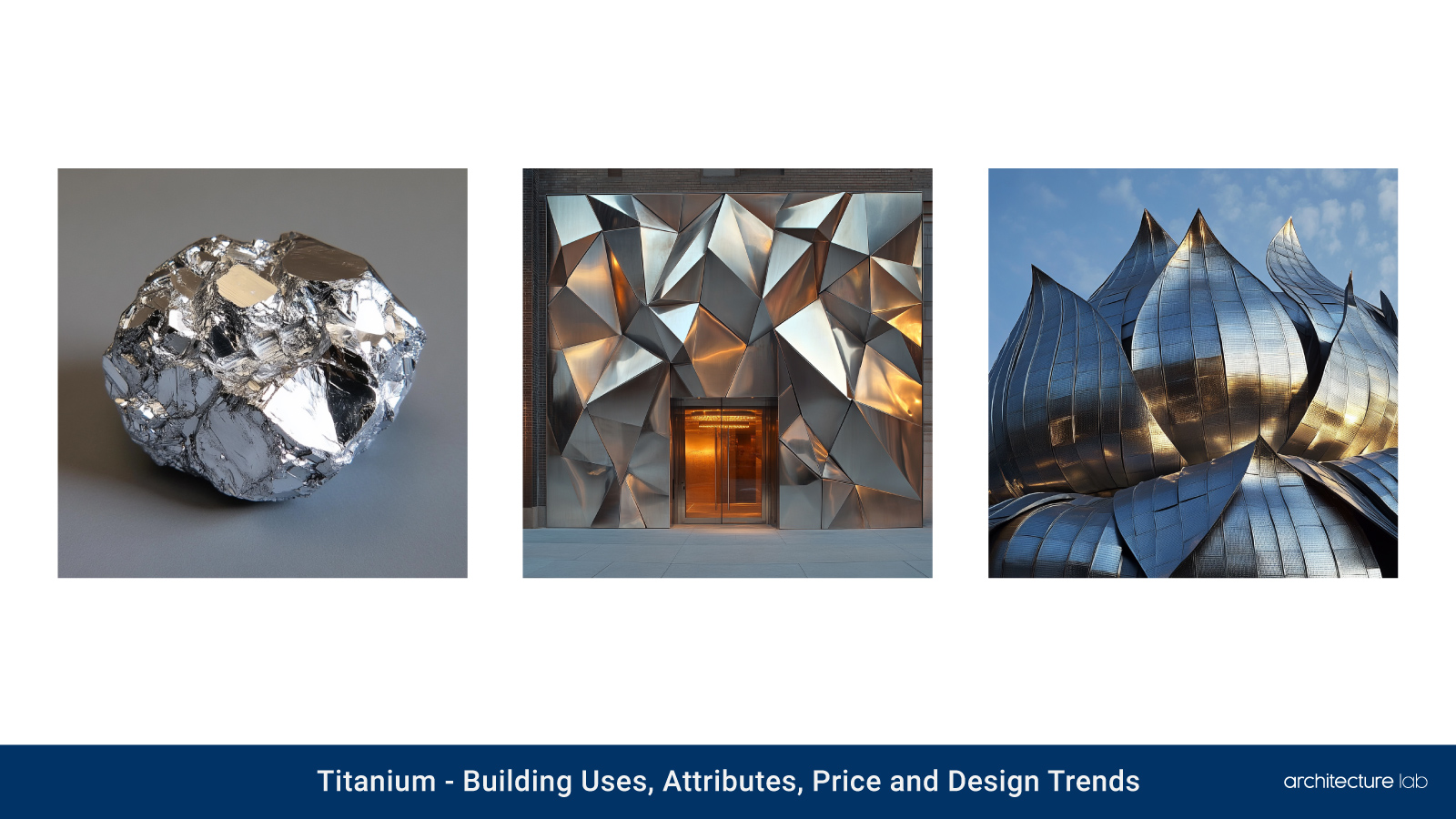 Titanium: building uses, attributes, price and design trends