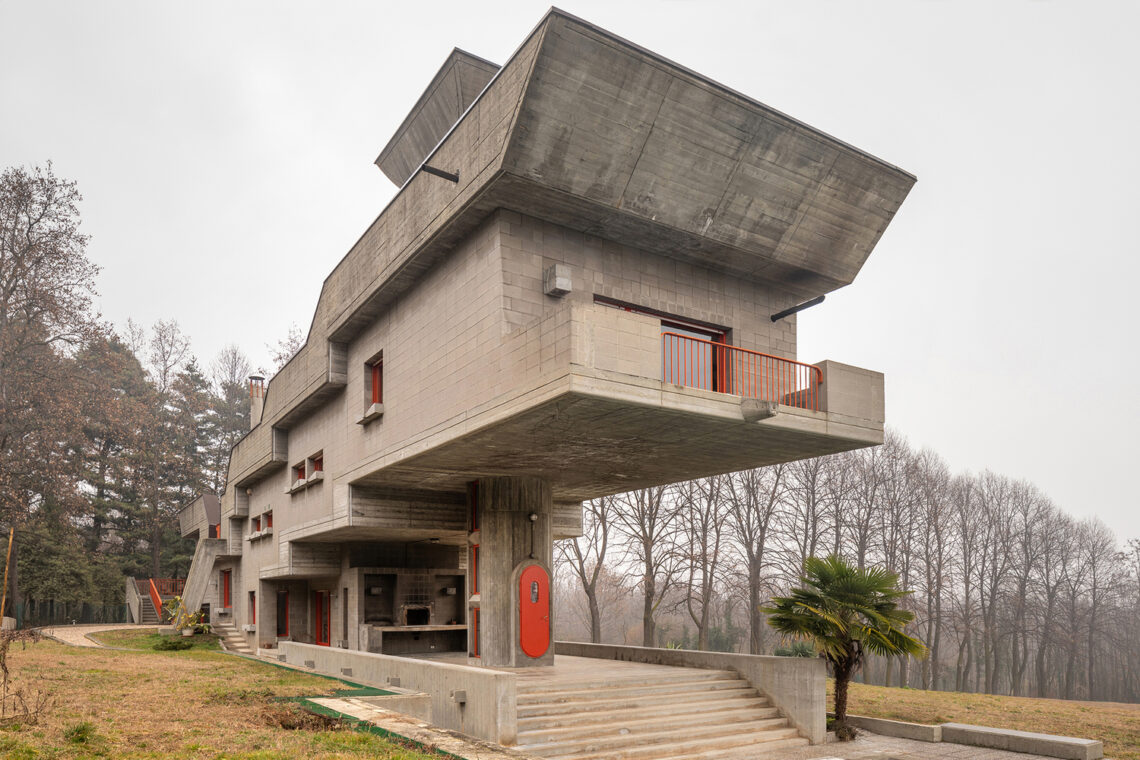 Villa gontero cumiana carlo graffi, sergio musmeci, 1969-1971 © roberto conte.