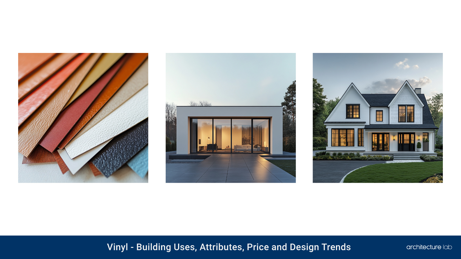 Vinyl: building uses, attributes, price and design trends