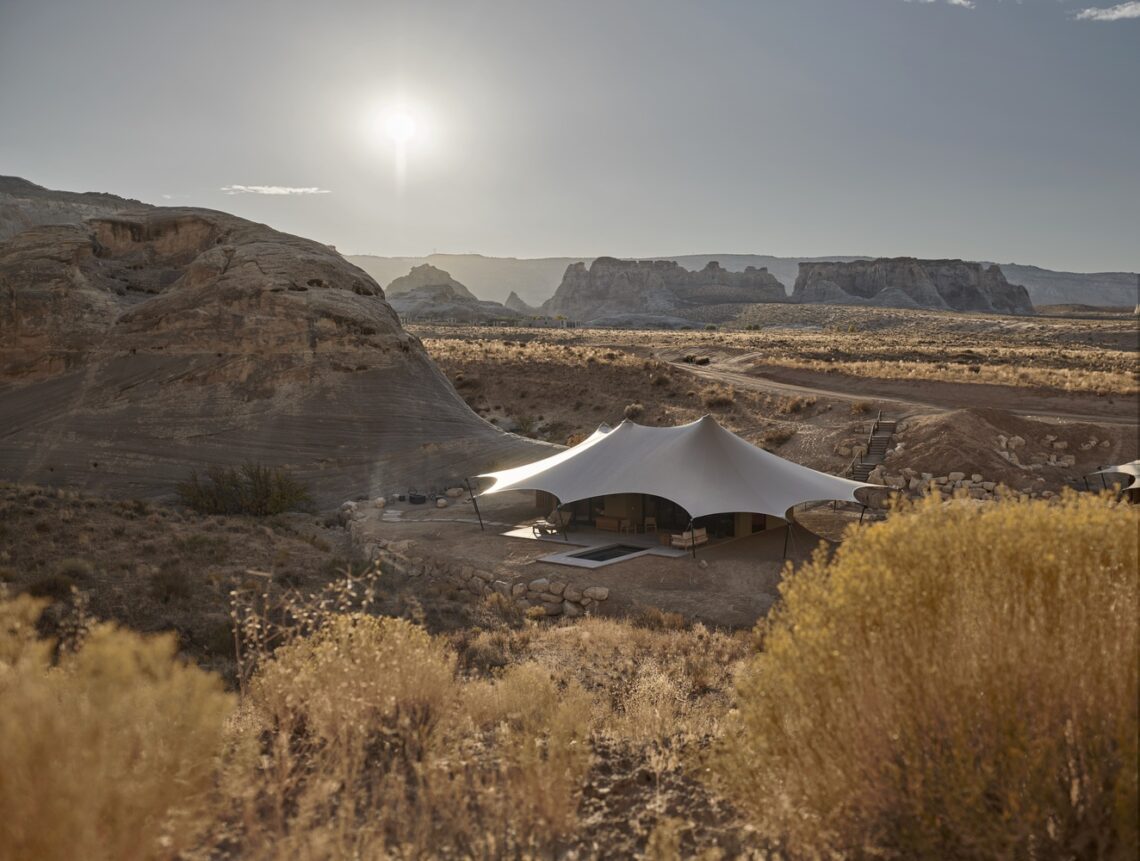 Camp sarika by amangiri / luxury frontiers