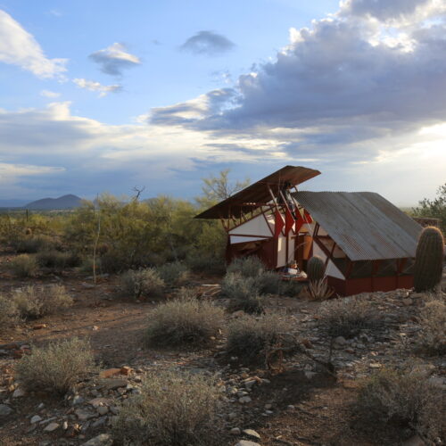 Frank Lloyd Wright Architecture School Students Build 'Survival Cabins' at Taliesin West