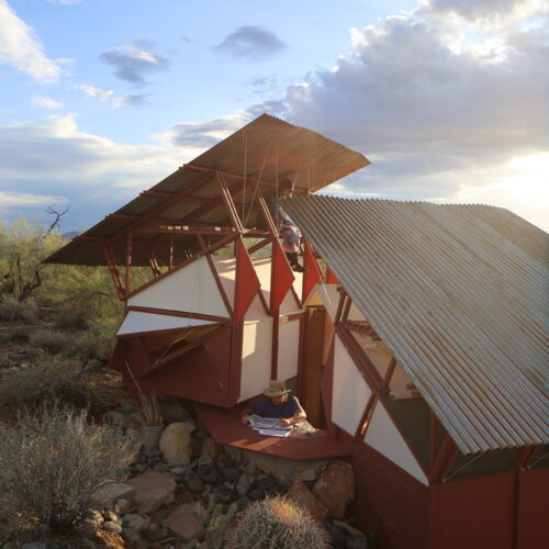 Frank Lloyd Wright Architecture School Students Build 'Survival Cabins' at Taliesin West