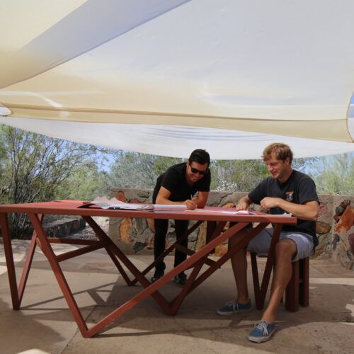 Frank Lloyd Wright Architecture School Students Build 'Survival Cabins' at Taliesin West