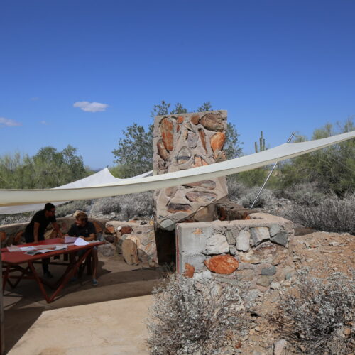 Frank Lloyd Wright Architecture School Students Build 'Survival Cabins' at Taliesin West