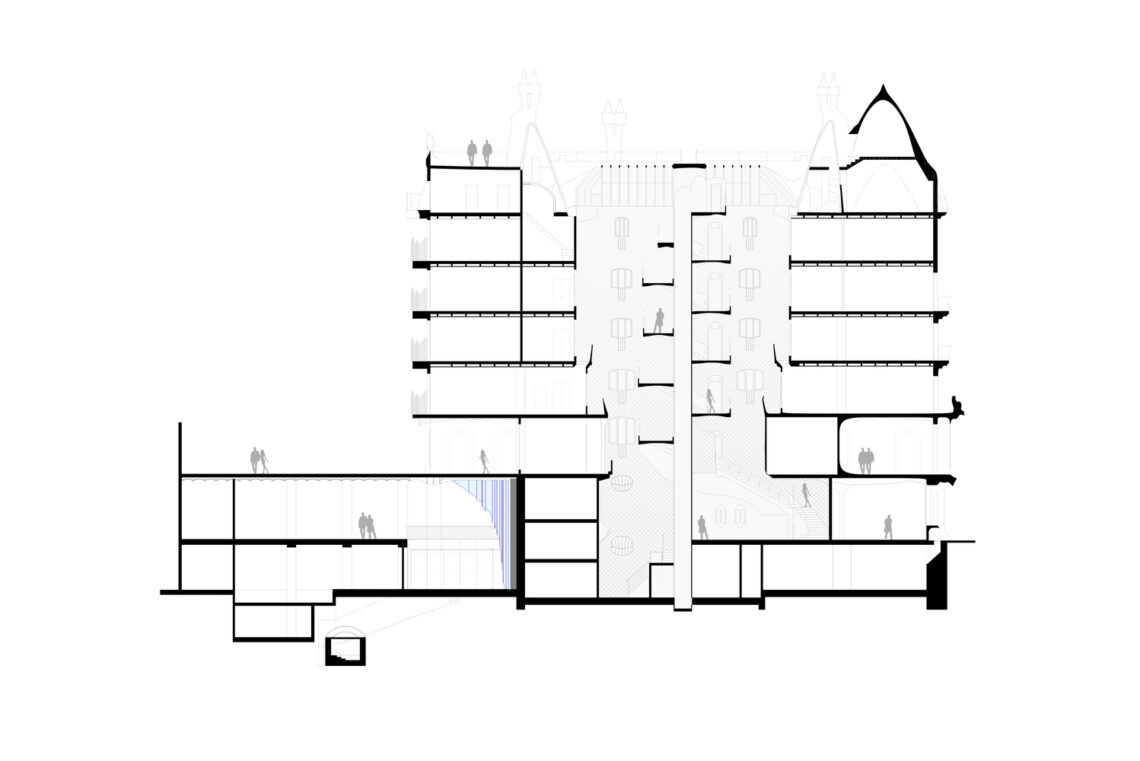 New Interior for Casa Batlló Stairs & Atrium / Kengo Kuma & Associates