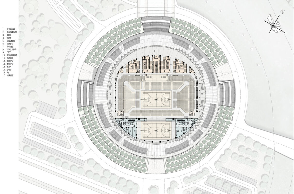 Dongyang sports center / institute of shanghai architectural design and research