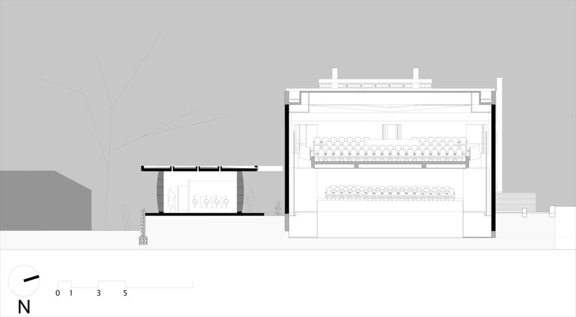 Sanitary Complex Faculty of Architecture, Design and Art of the National University of Asunción / Alberto Martinez + Guido Villalba + Yago García + tda