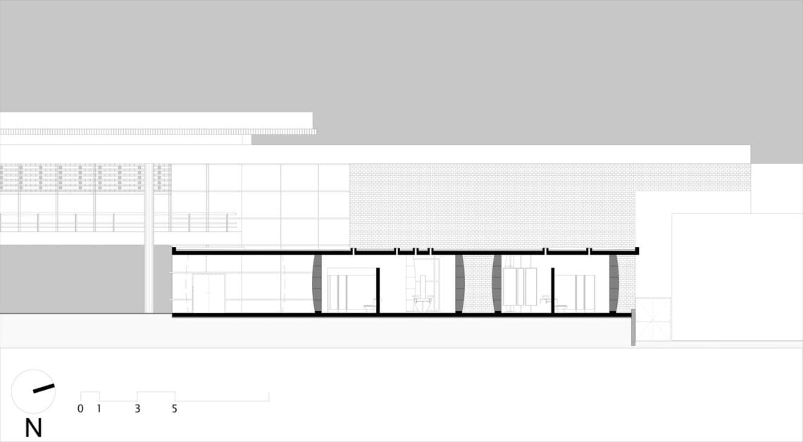 Sanitary Complex Faculty of Architecture, Design and Art of the National University of Asunción / Alberto Martinez + Guido Villalba + Yago García + tda