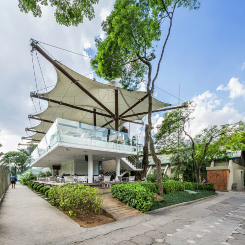 Bar futebol clube pinheiros / bacco arquitetos associados