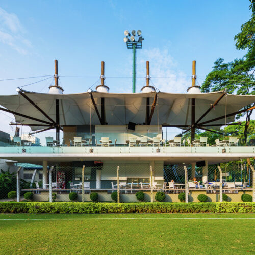 Bar futebol clube pinheiros / bacco arquitetos associados