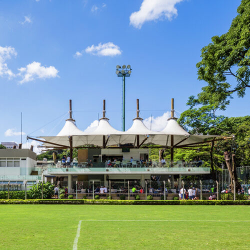 Bar futebol clube pinheiros / bacco arquitetos associados