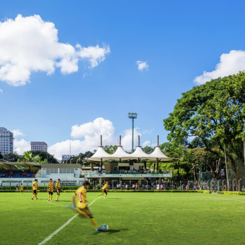 Bar futebol clube pinheiros / bacco arquitetos associados