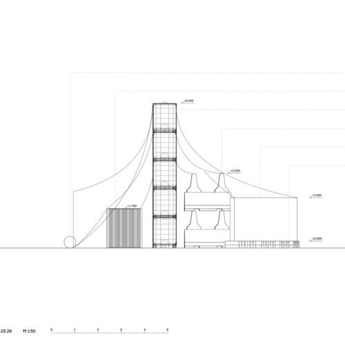 Permanently temporary pavilion / kosmos architect + parabase