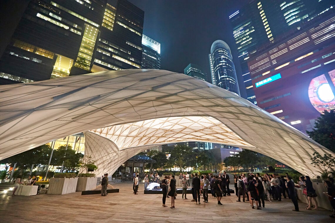 ZCB Bamboo Pavilion / The Chinese University of Hong Kong School of Architecture