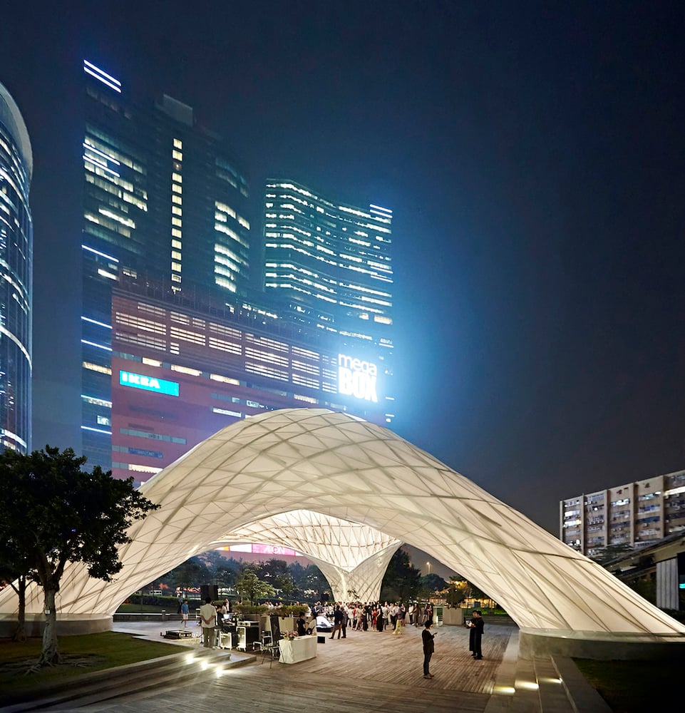 ZCB Bamboo Pavilion / The Chinese University of Hong Kong School of Architecture