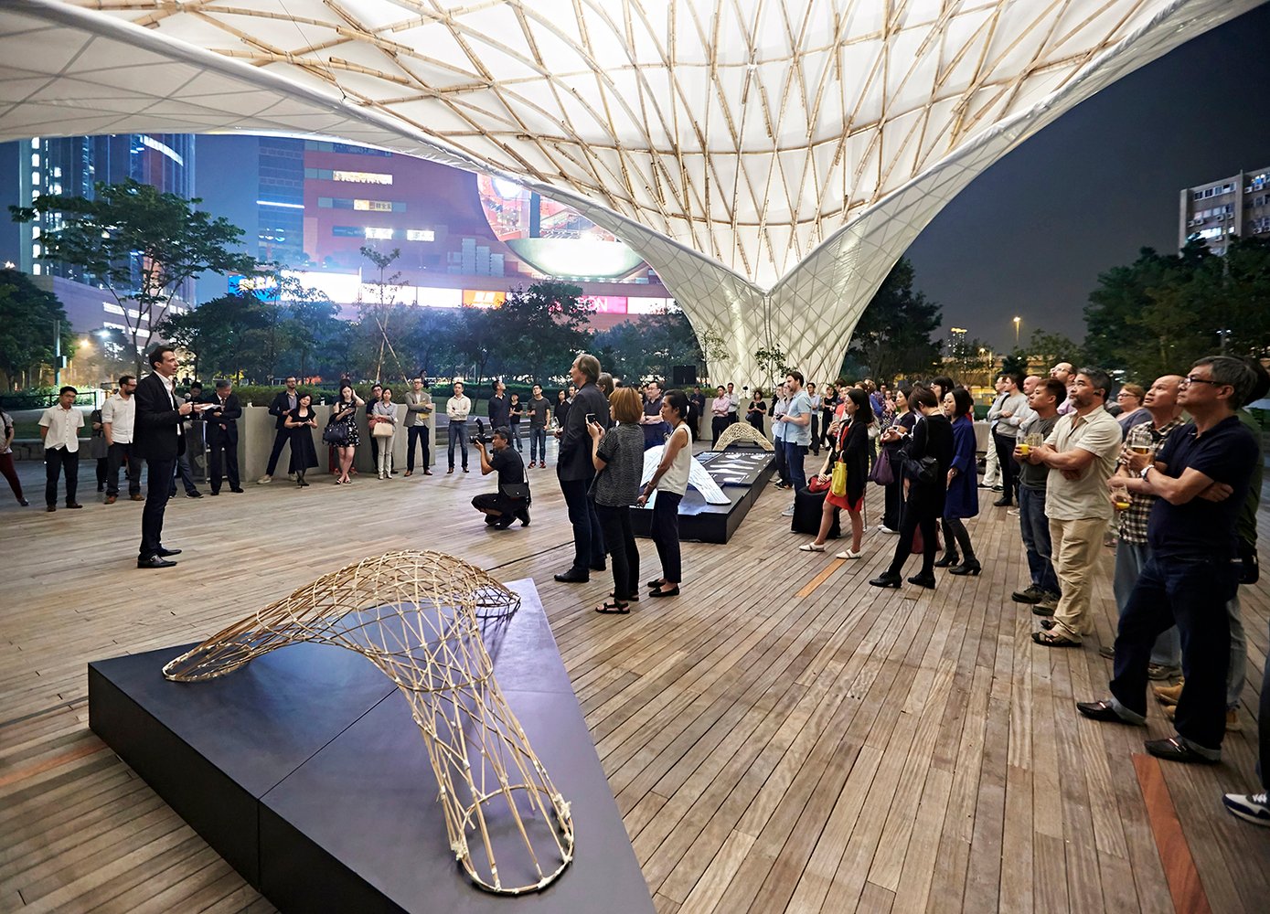 ZCB Bamboo Pavilion / The Chinese University of Hong Kong School of Architecture