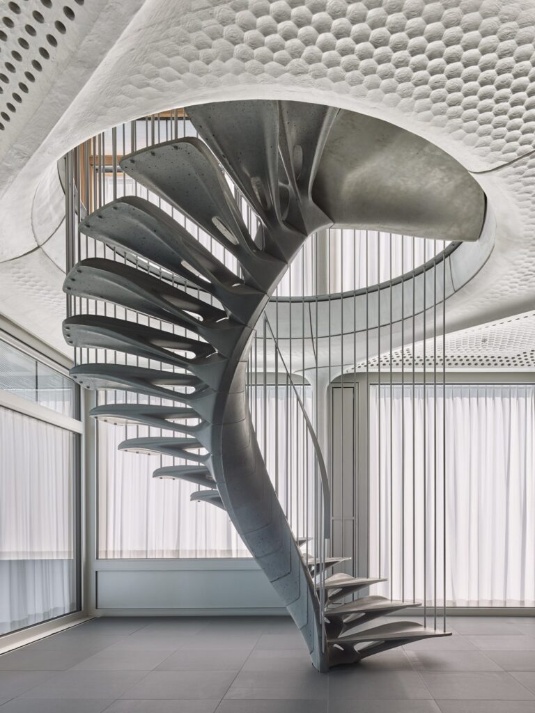 Eth zurich unveils fabrication process for lightweight, reusable concrete staircase