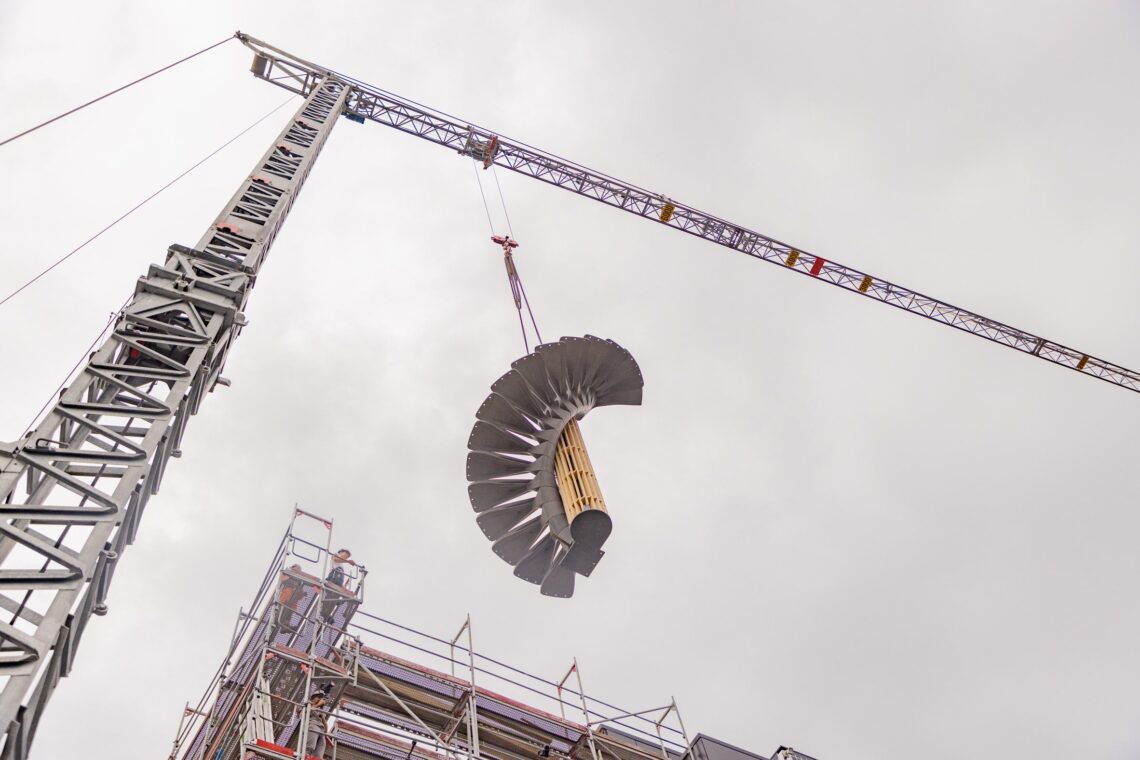 Eth zurich unveils fabrication process for lightweight, reusable concrete staircase