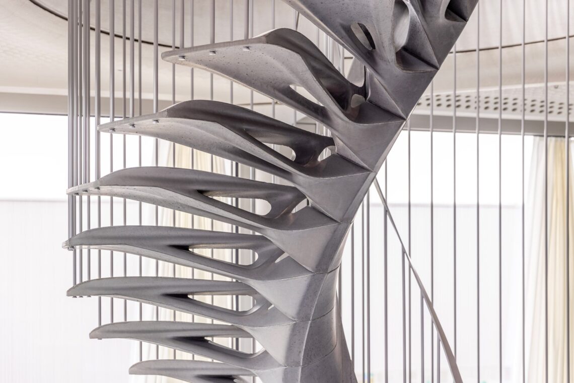 Eth zurich unveils fabrication process for lightweight, reusable concrete staircase