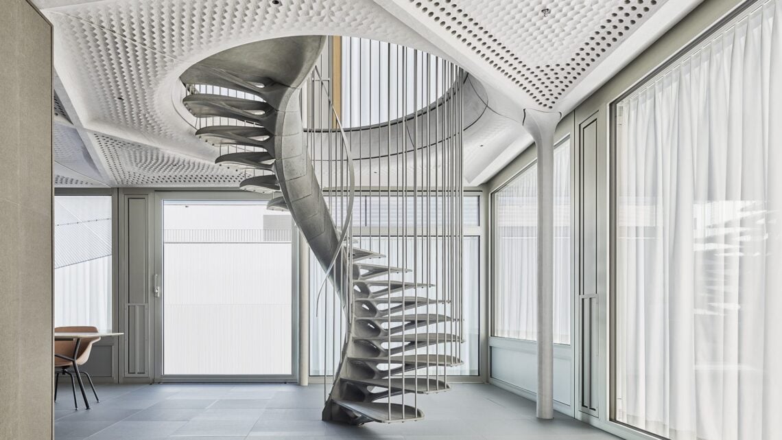 Eth zurich unveils fabrication process for lightweight, reusable concrete staircase