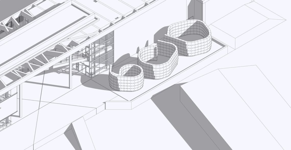 Sanitary Complex Faculty of Architecture, Design and Art of the National University of Asunción / Alberto Martinez + Guido Villalba + Yago García + tda