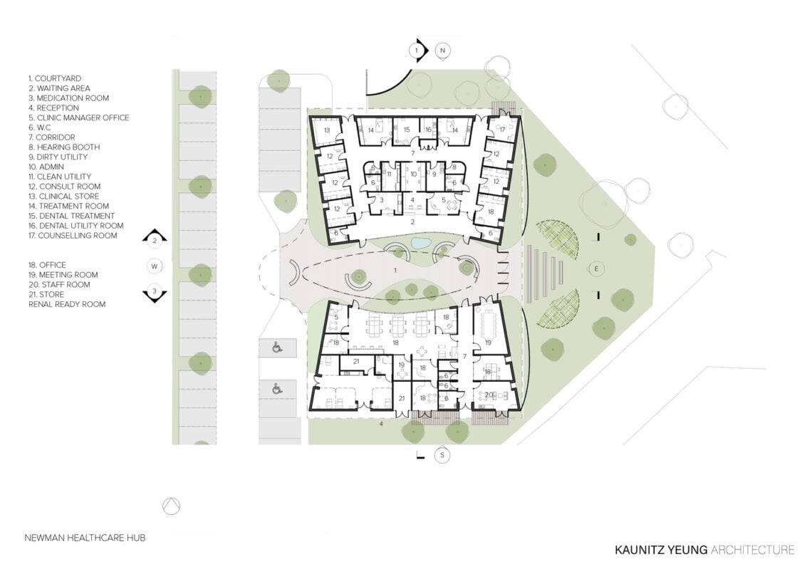 Pams healthcare hub, newman / kaunitz yeung architecture