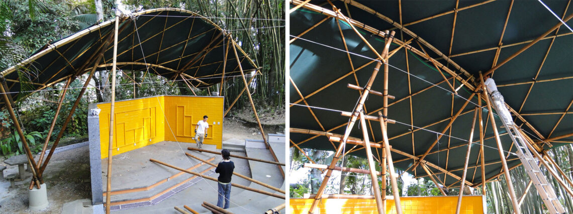 Bamboo Amphitheater Space Structure / Bambutec Design