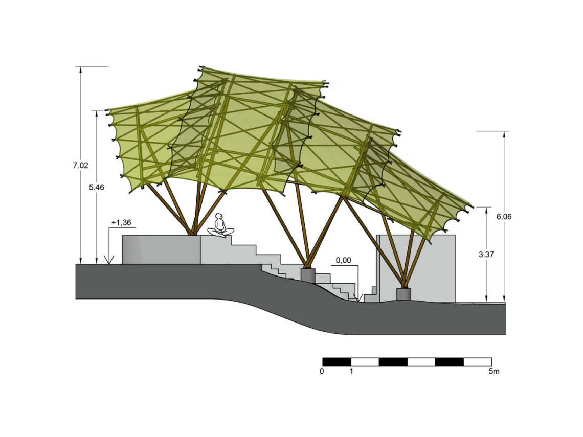 Bamboo Amphitheater Space Structure / Bambutec Design