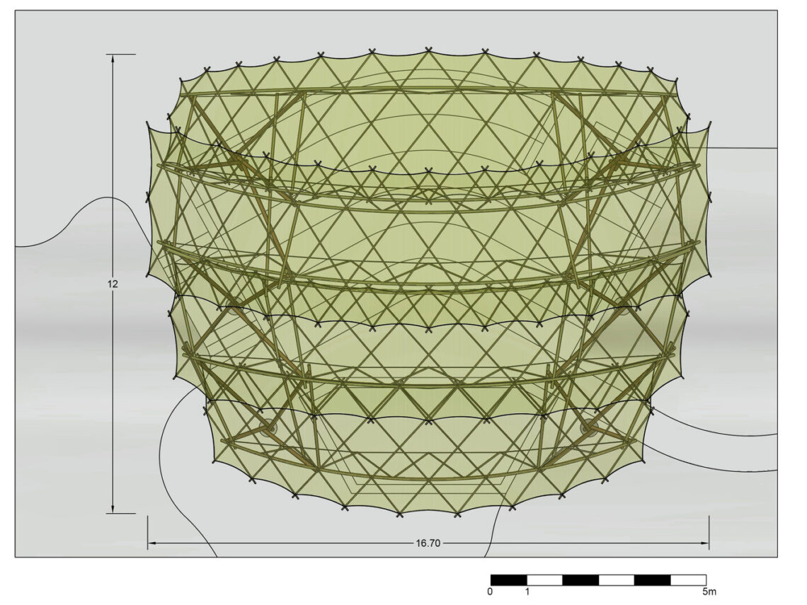 Bamboo Amphitheater Space Structure / Bambutec Design