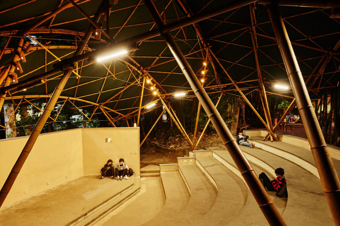 Bamboo Amphitheater Space Structure / Bambutec Design